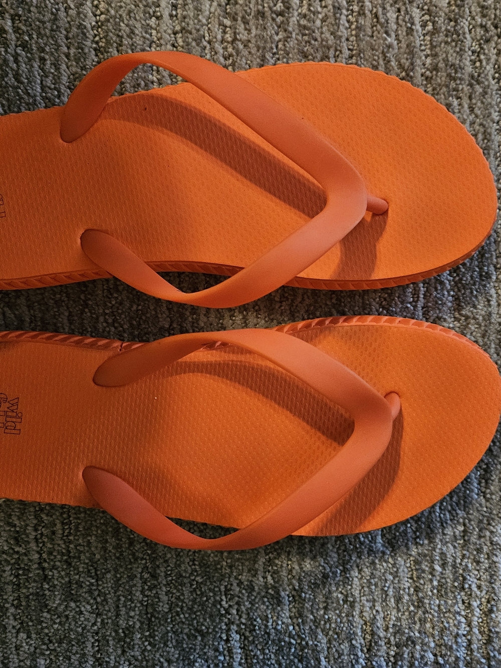 wild fable Bright Orange Thong Sandals